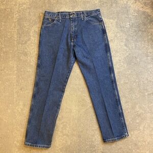 Wrangler George Strait Jeans Mens 36x30 Blue 13MWZ Cowboy Cut Denim Western